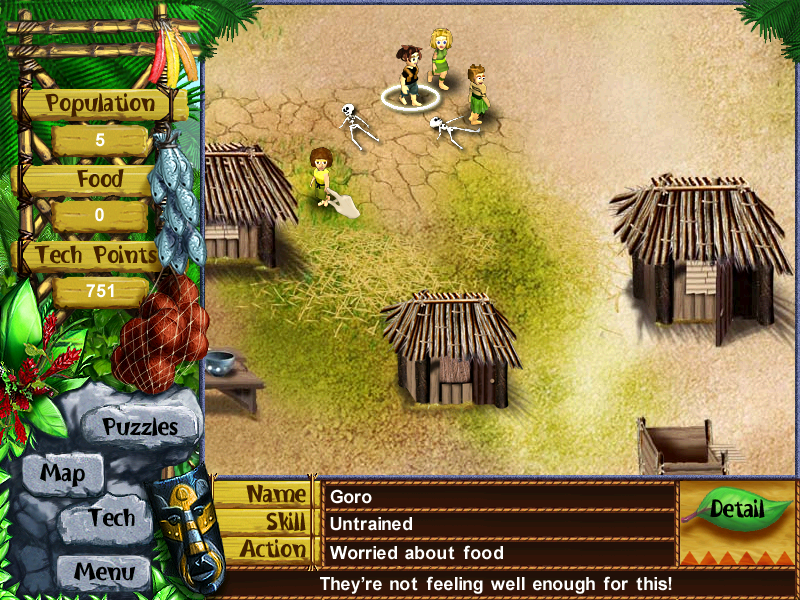 Village Sim (Windows) screenshot: Some deaths and other troubles now