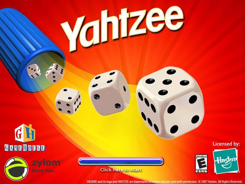 Yahtzee (Windows) screenshot: Loading screen