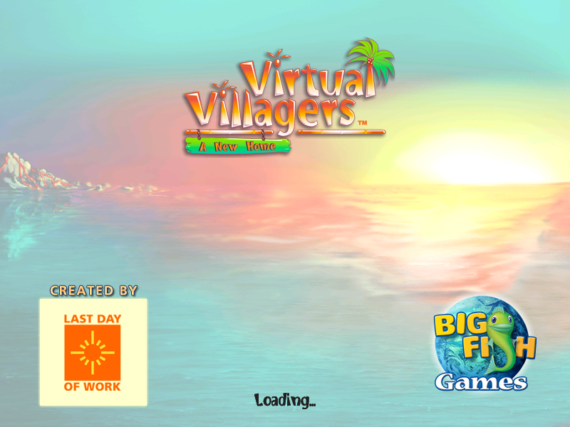 Village Sim (Windows) screenshot: Loading screen