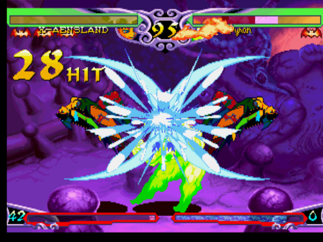 Screenshot Of Darkstalkers 3 Playstation 1997 Mobygames 9931