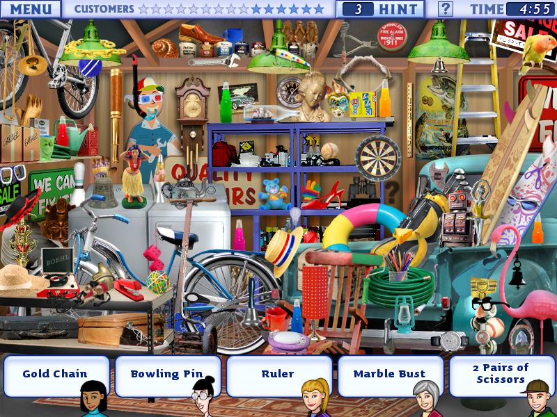 Little Shop of Treasures (Windows) screenshot: Game start