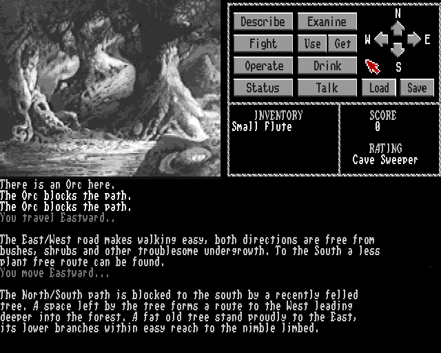 The Talisman (Amiga) screenshot: Fat old tree
