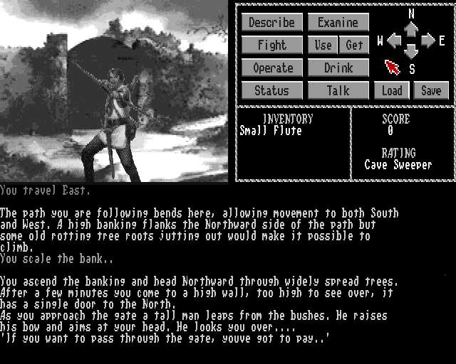 The Talisman (Amiga) screenshot: Archer