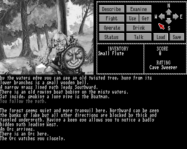 The Talisman (Amiga) screenshot: Forest