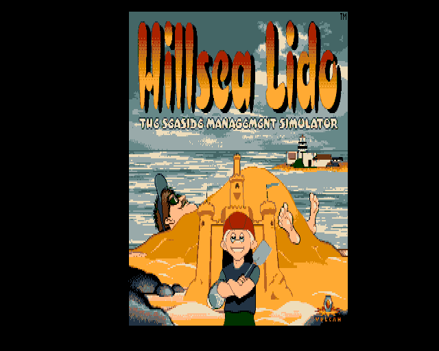 Hillsea Lido (Amiga) screenshot: Title screen