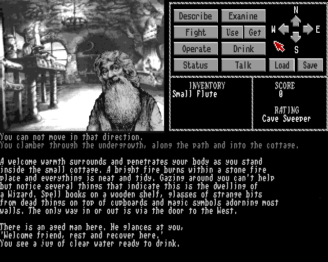 The Talisman (Amiga) screenshot: Aged man