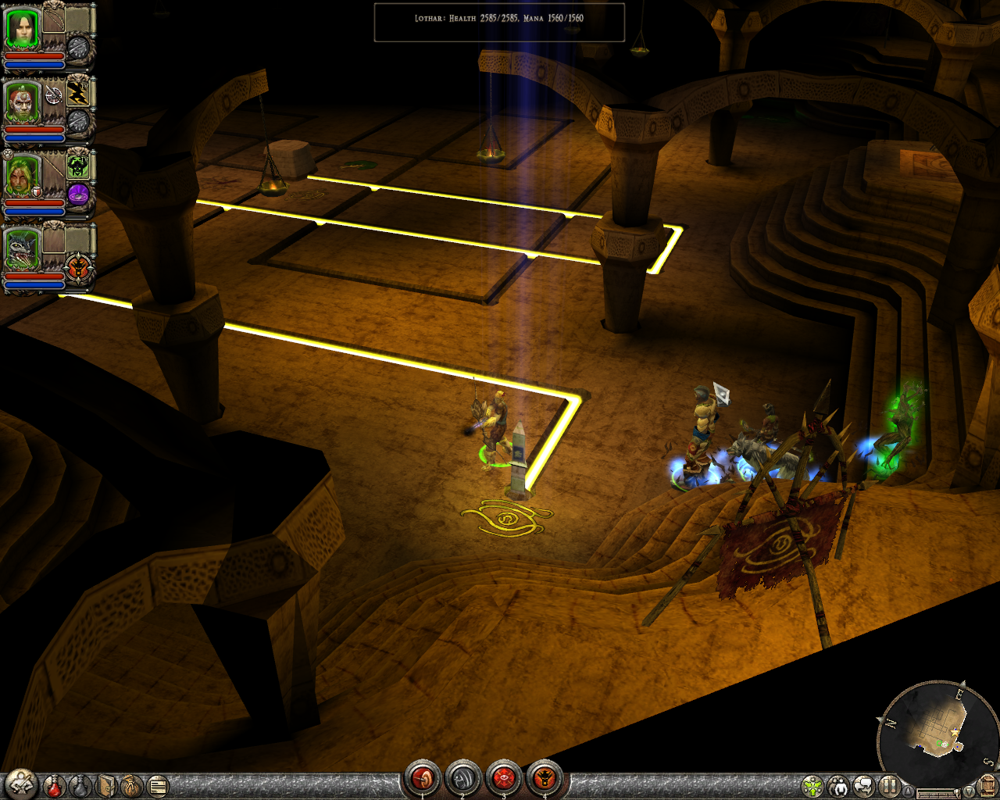 Dungeon Siege II (Windows) screenshot: There are also more puzzles in this Dungeon Siege.
