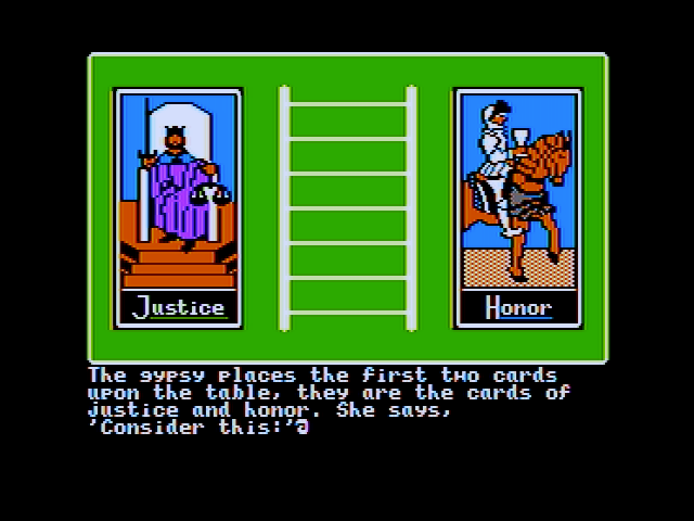 Ultima IV: Quest of the Avatar (Apple II) screenshot: Character generation