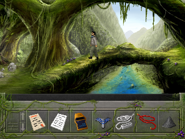 The Infinity String (Windows) screenshot: Further exploring the jungle.