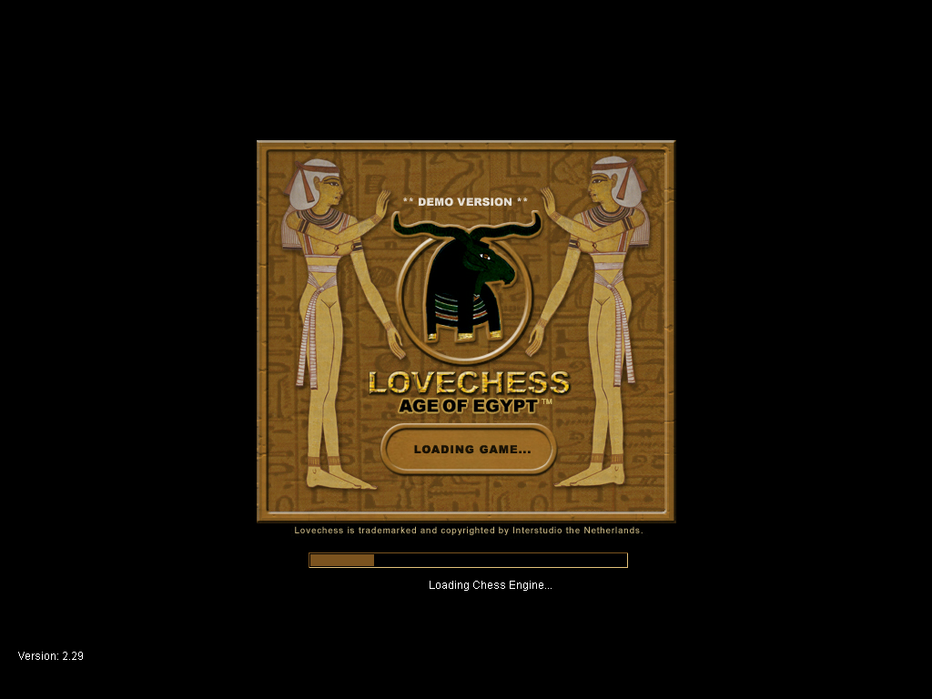 LoveChess: Age of Egypt (Windows) screenshot: Loading screen