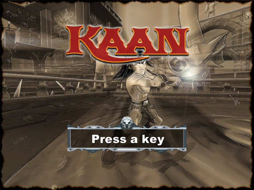 Kaan: Barbarian's Blade (Windows) screenshot: Title screen