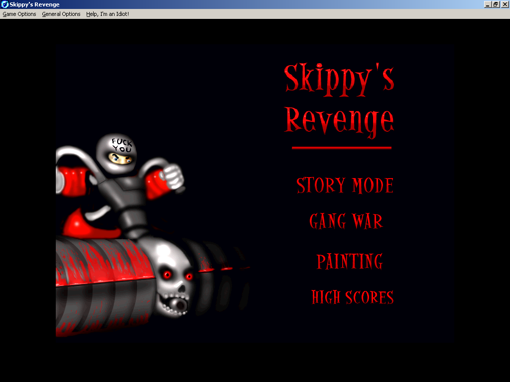 Skippy's Revenge (Windows) screenshot: Title screen