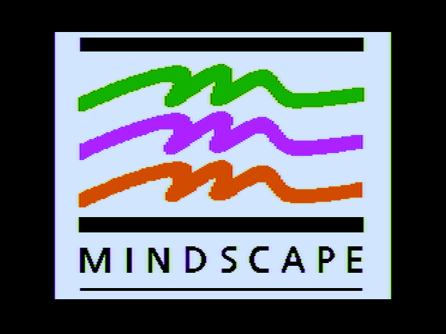 Sub Mission (Apple II) screenshot: Mindscape logo