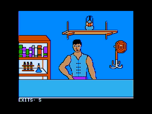 Realms of Darkness (Apple II) screenshot: Care to purchase anything?