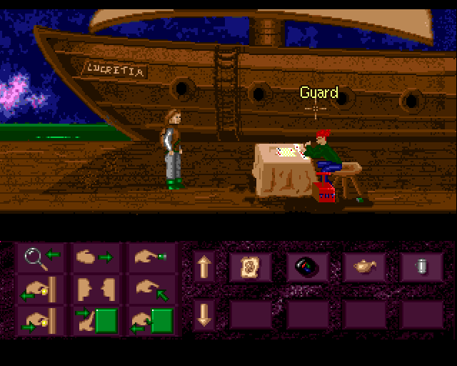 Keith's Quest (Amiga) screenshot: Ship