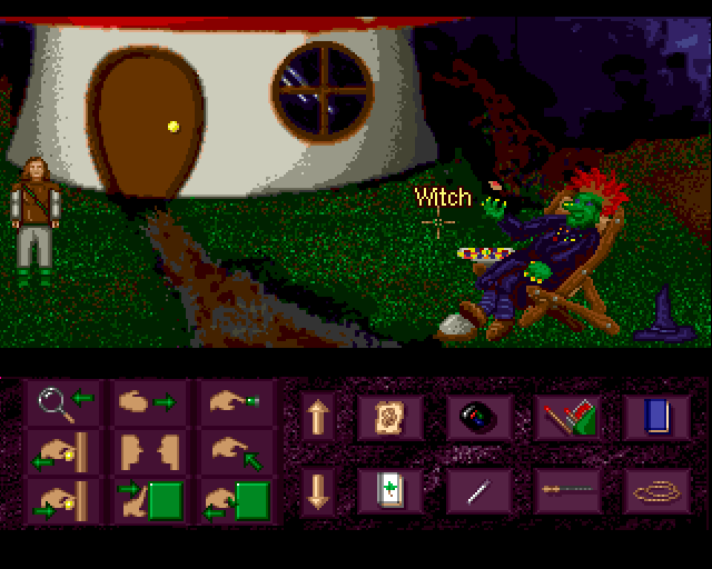 Keith's Quest (Amiga) screenshot: Witch