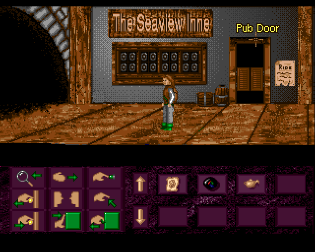 Keith's Quest (Amiga) screenshot: Seaview inn
