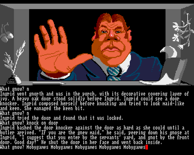 Ingrid's Back! (Amiga) screenshot: Butler
