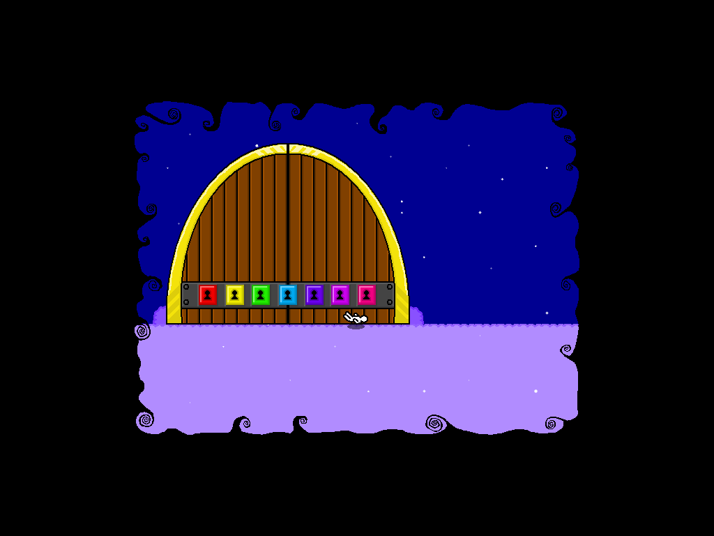 Painajainen (Windows) screenshot: This is the gate that leads back to the real world.