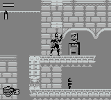 Judge Dredd (Game Boy) screenshot: A computer terminal