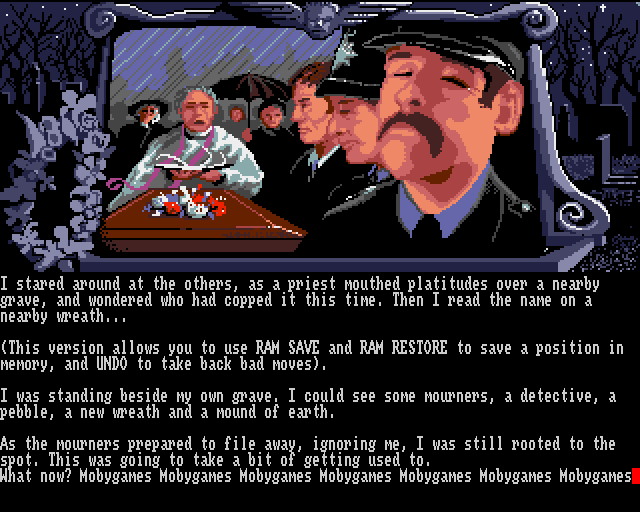 Scapeghost (Amiga) screenshot: Grave