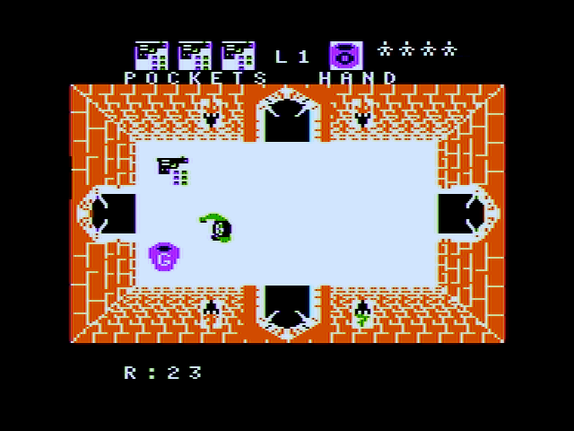 Alcazar: The Forgotten Fortress (Apple II) screenshot: Found some items...