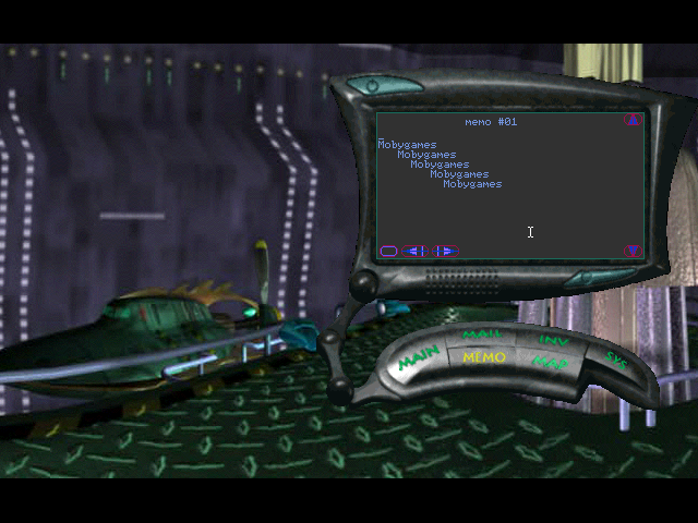 NET:Zone (DOS) screenshot: PDA memo