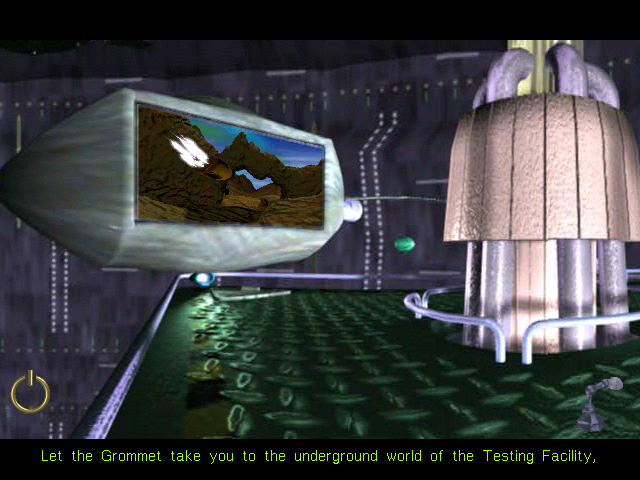 NET:Zone (DOS) screenshot: Grommet in action