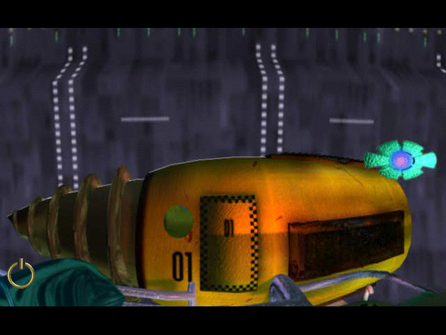 NET:Zone (DOS) screenshot: Grommet ship