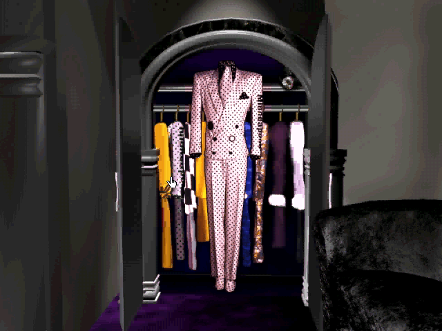 Prince Interactive (Windows 3.x) screenshot: Wardrobe