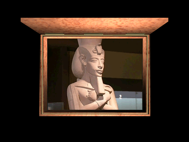 Beyond Time (Windows 3.x) screenshot: Intro - Egyptian statue