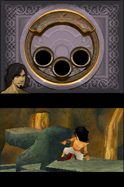Prince of Persia: The Forgotten Sands (Nintendo DS) screenshot: Game start