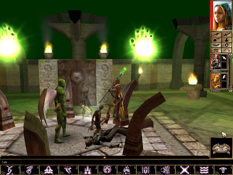 Neverwinter Nights: Hordes of the Underdark (Windows) screenshot: The chamber of the Sleeping Man