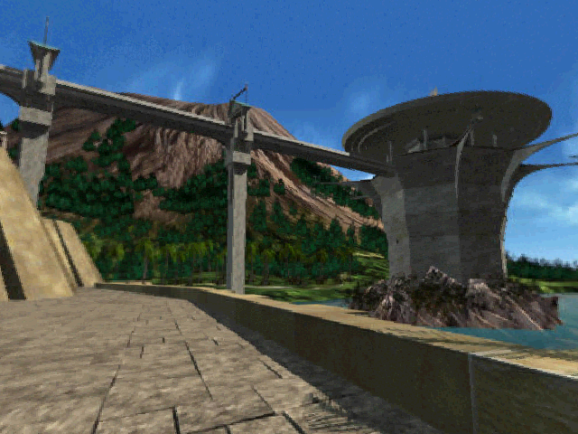 Atlantis: The Lost Tales (DOS) screenshot: Landing site