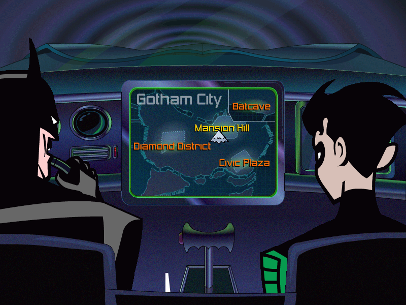 Batman: Justice Unbalanced (Windows) screenshot: Where shall we go?