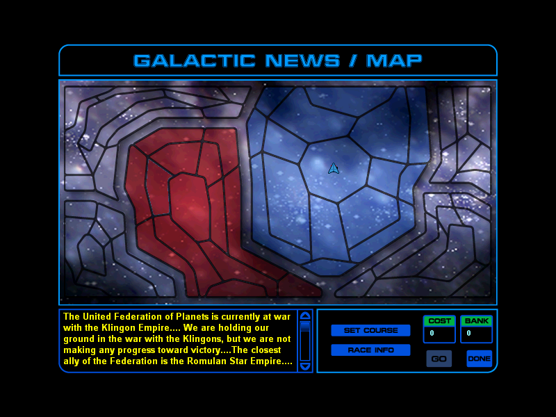 romulan empire map