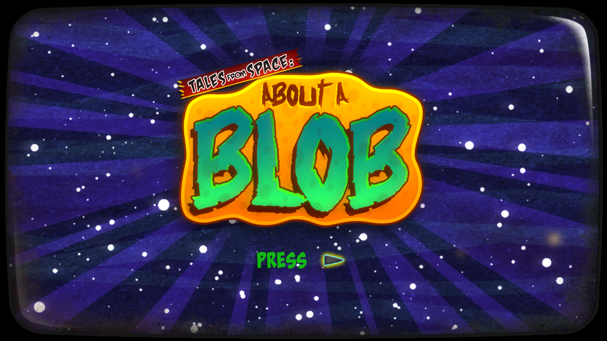 Tales from Space: About a Blob (PlayStation 3) screenshot: Title screen