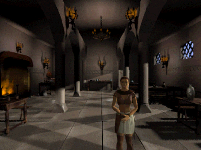 Atlantis: The Lost Tales (DOS) screenshot: Companion's quarters