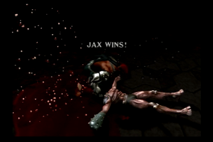 Mortal Kombat: Deadly Alliance (PlayStation 2) screenshot: You smash those brains out, Jax!