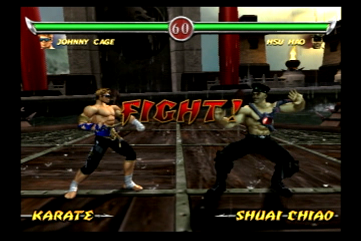 Mortal Kombat: Deadly Alliance (PlayStation 2) screenshot: FIGHT!