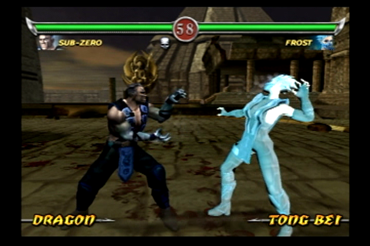 Mortal Kombat: Deadly Alliance (PlayStation 2) screenshot: Sub-Zero's infamous freezing technique