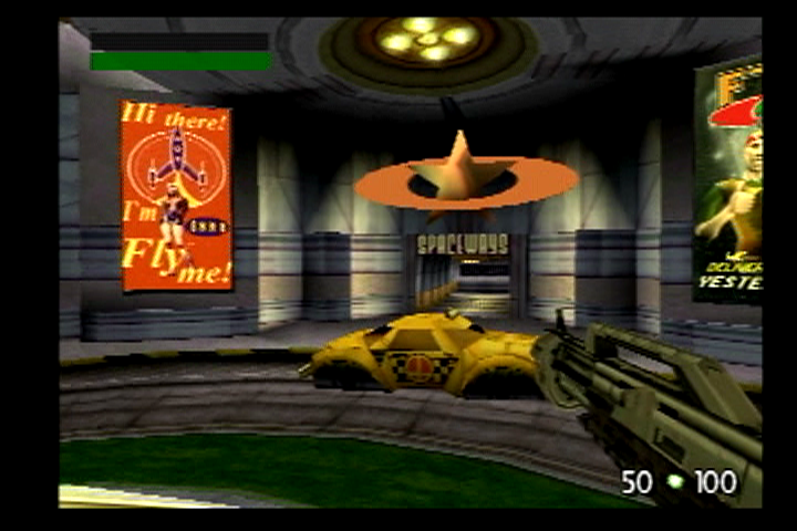 TimeSplitters (PlayStation 2) screenshot: The levels are just about as unique as the characters.