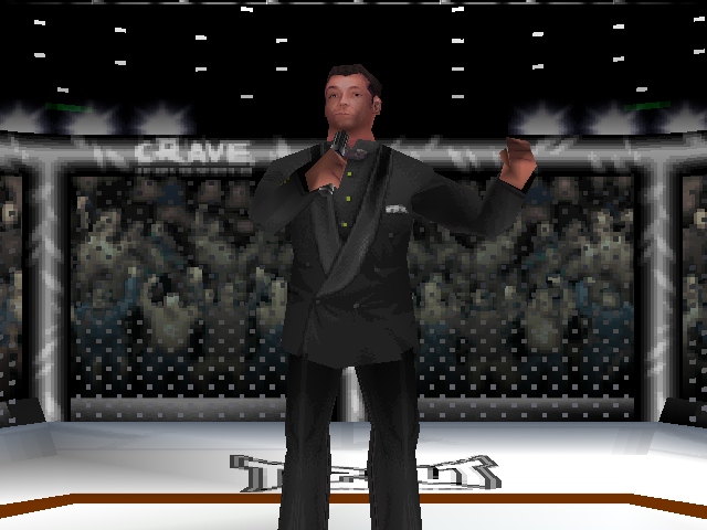 Ultimate Fighting Championship (PlayStation) screenshot: M.C.