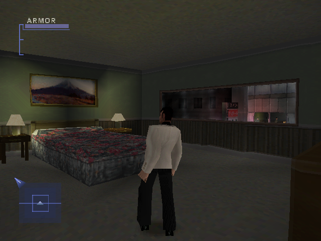 Syphon Filter 3 (PlayStation) screenshot: Sniping position