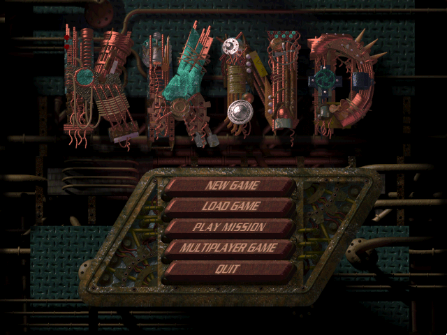 KKND: Krush Kill 'N Destroy (DOS) screenshot: Main menu
