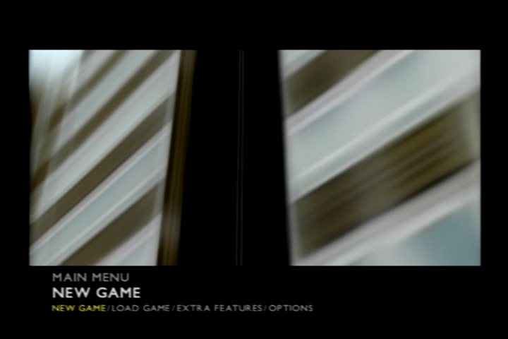 The Getaway (PlayStation 2) screenshot: Main Menu