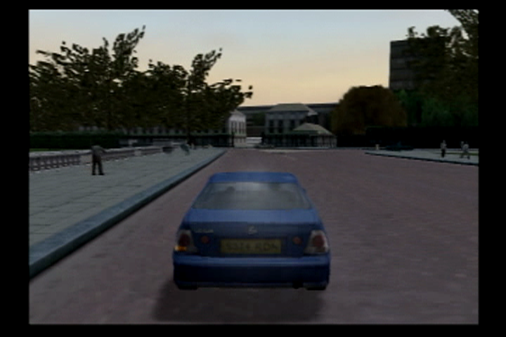 The Getaway (PlayStation 2) screenshot: The vehicles are real, like this Lexus IS300.