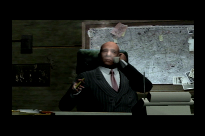 The Getaway (PlayStation 2) screenshot: "F**king Charlie."
