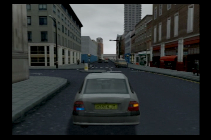 The Getaway (PlayStation 2) screenshot: There are also unmarked police vehicles.
