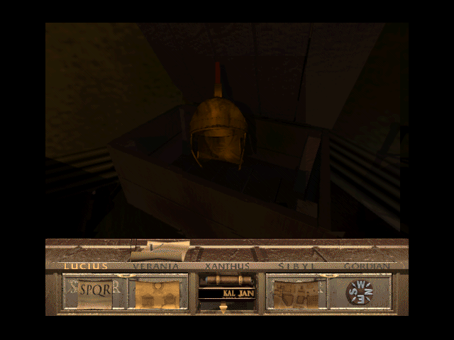 SPQR: The Empire's Darkest Hour (Windows) screenshot: Roman helmet
